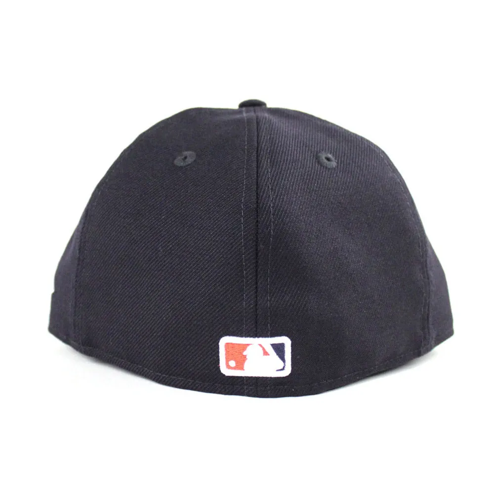 Chicago Cubs New Era 59Fifty Fitted Hat (Chicago Bears Color Navy Orange Gray Under Brim)