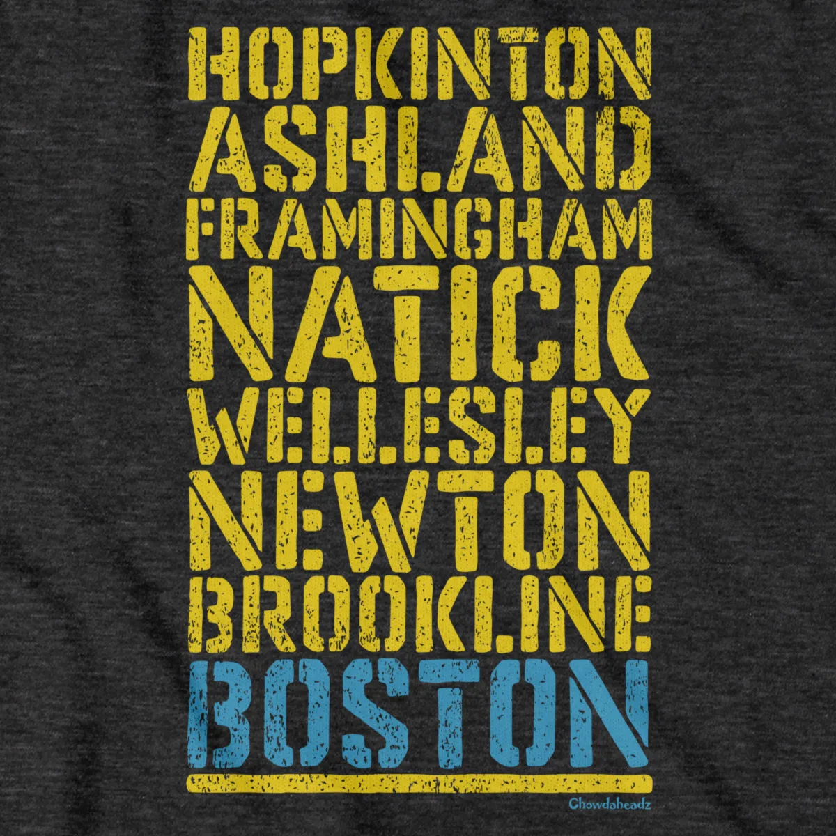 Cities & Towns Race Course T-Shirt