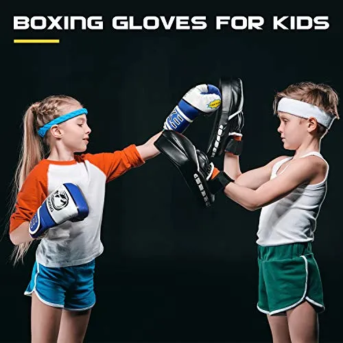 CKE Kids Boxing Gloves for Kids Boys Girls Junior Youth Toddlers Age 5-12 Years Training Boxing Gloves for Punching Bag Kickboxing Muay Thai