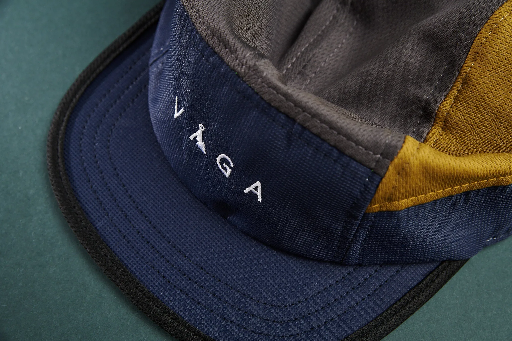 Club Cap - Charcoal, Navy & Green