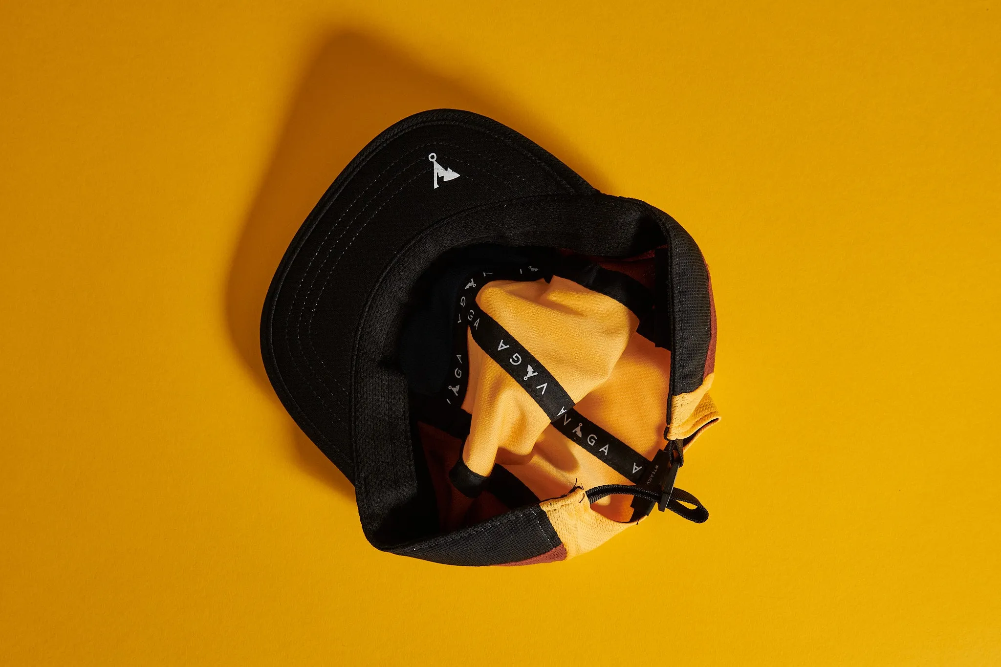 Club Cap - Ocean Blue, Yellow & Brown