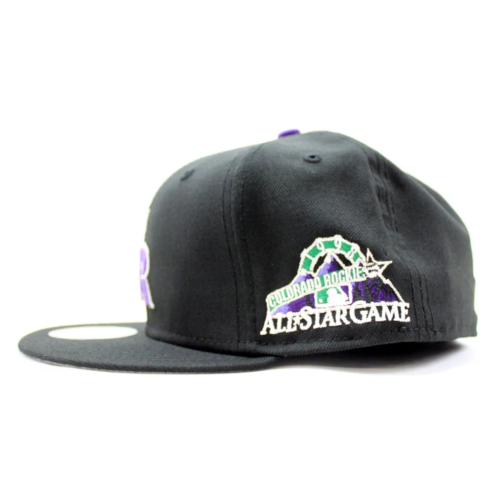 Colorado Rockies 1998 All Star Game New Era 59Fifty Fitted Hat (Black Gray Under Brim)