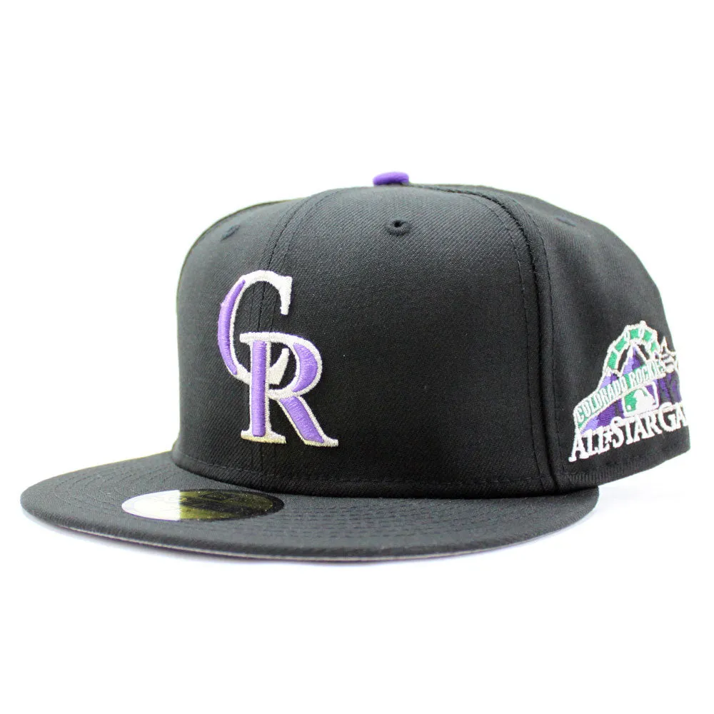 Colorado Rockies 1998 All Star Game New Era 59Fifty Fitted Hat (Black Gray Under Brim)