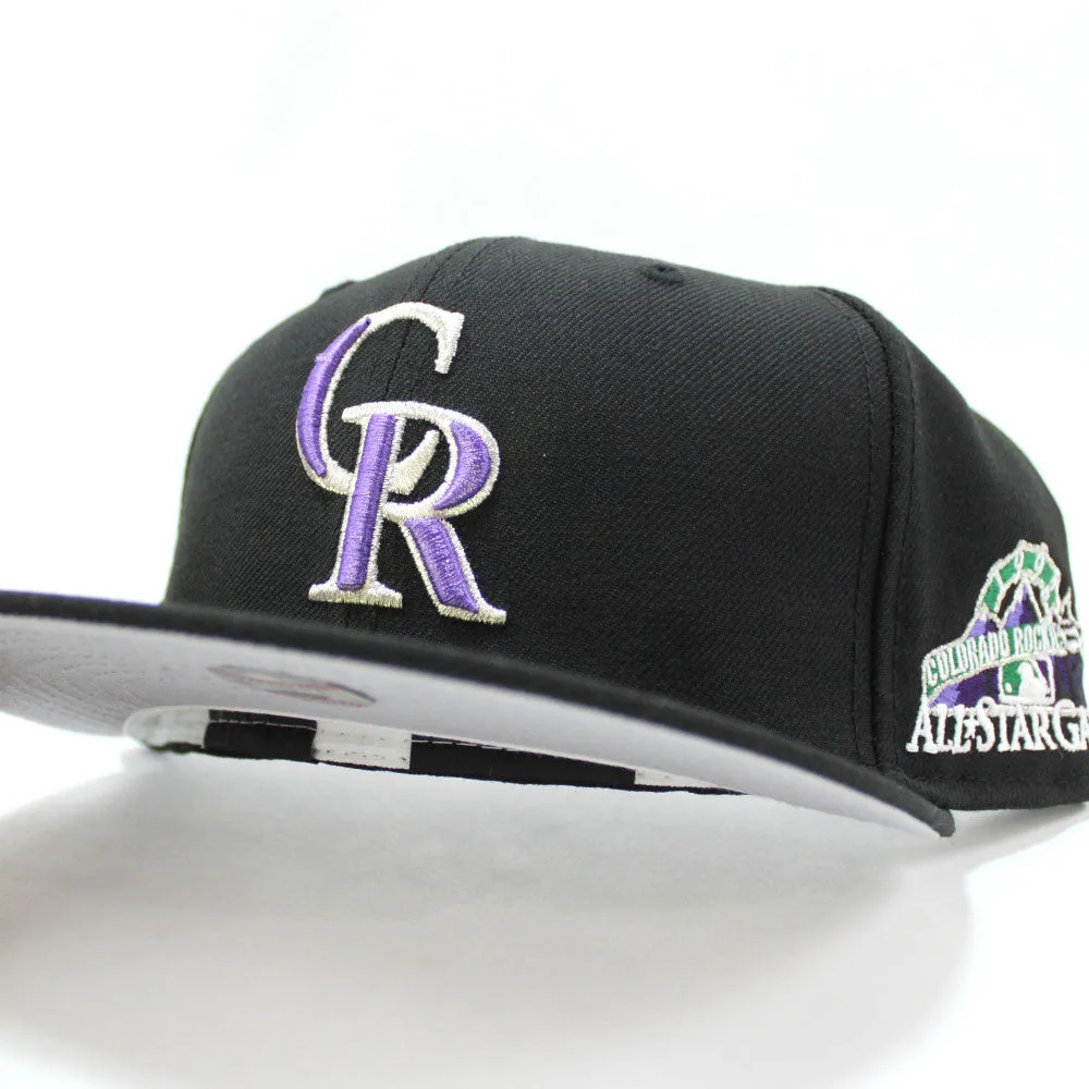 Colorado Rockies 1998 All Star Game New Era 59Fifty Fitted Hat (Black Gray Under Brim)