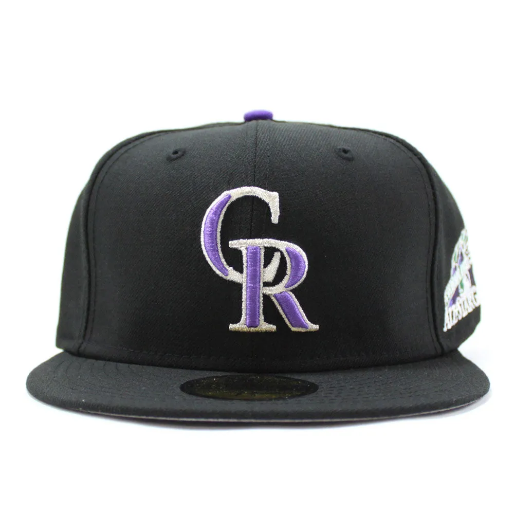 Colorado Rockies 1998 All Star Game New Era 59Fifty Fitted Hat (Black Gray Under Brim)