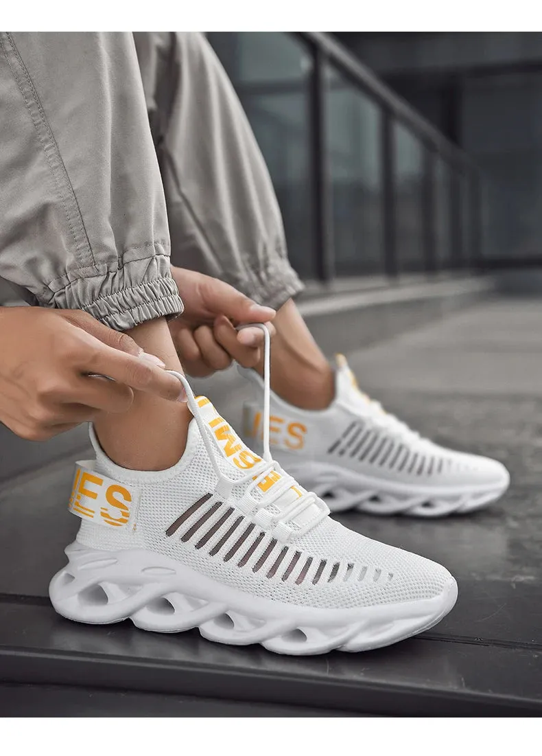 Comfortable Sneakers – Breathable Running Shoes for Women, Mesh Tennis Sports Shoes, Outdoor Air Walking, Casual Men’s Shoes