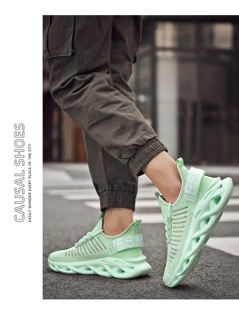 Comfortable Sneakers – Breathable Running Shoes for Women, Mesh Tennis Sports Shoes, Outdoor Air Walking, Casual Men’s Shoes