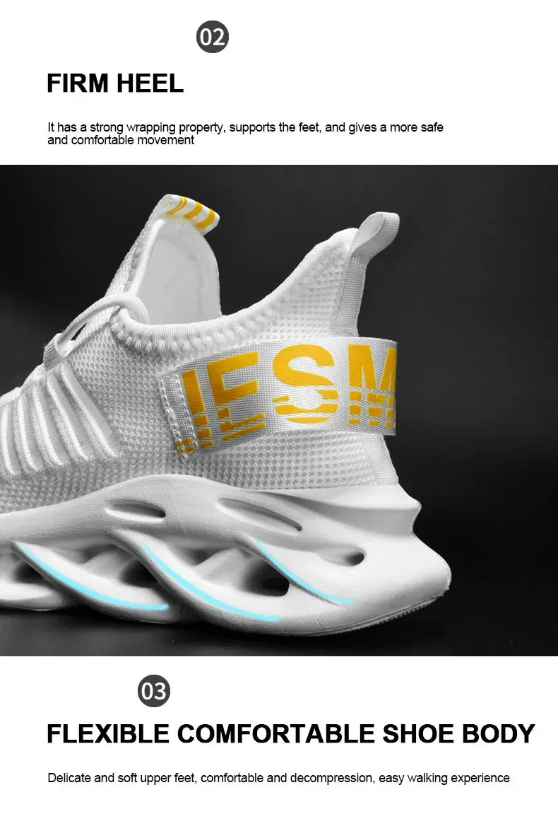 Comfortable Sneakers – Breathable Running Shoes for Women, Mesh Tennis Sports Shoes, Outdoor Air Walking, Casual Men’s Shoes