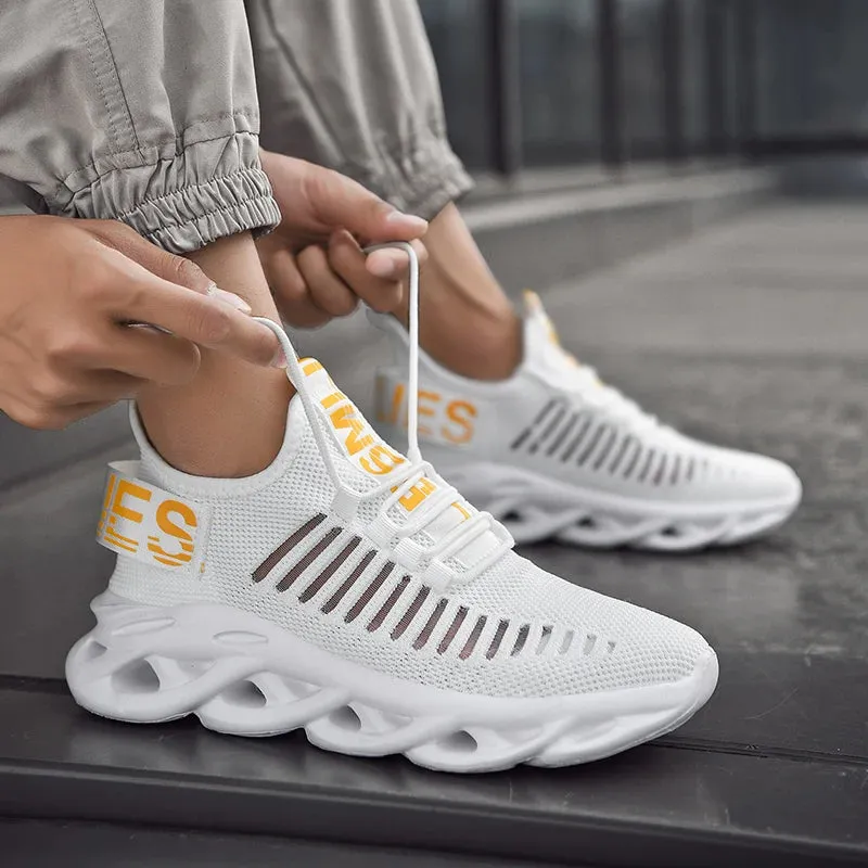 Comfortable Sneakers – Breathable Running Shoes for Women, Mesh Tennis Sports Shoes, Outdoor Air Walking, Casual Men’s Shoes