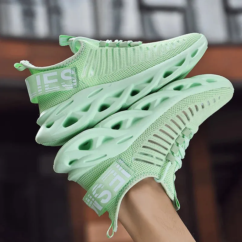 Comfortable Sneakers – Breathable Running Shoes for Women, Mesh Tennis Sports Shoes, Outdoor Air Walking, Casual Men’s Shoes