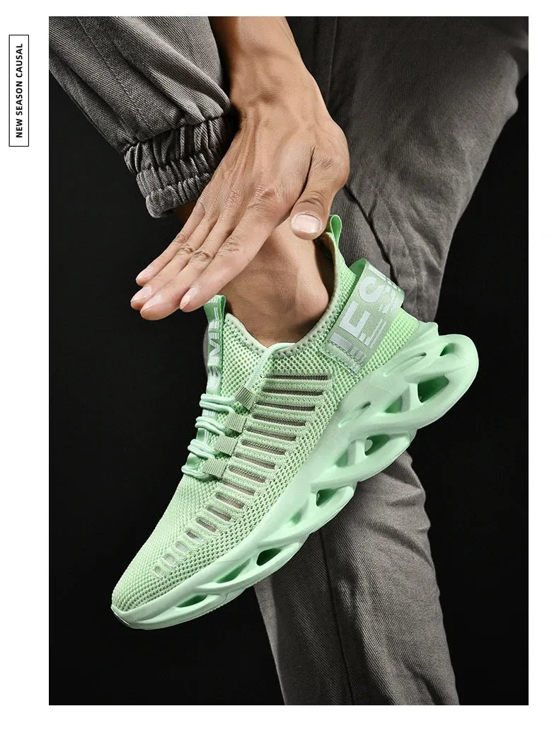 Comfortable Sneakers – Breathable Running Shoes for Women, Mesh Tennis Sports Shoes, Outdoor Air Walking, Casual Men’s Shoes