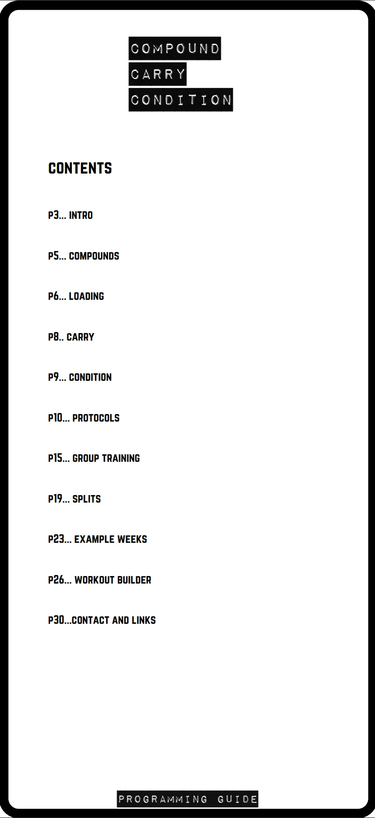 Compound, Carry, Condition - Andrew Tracey