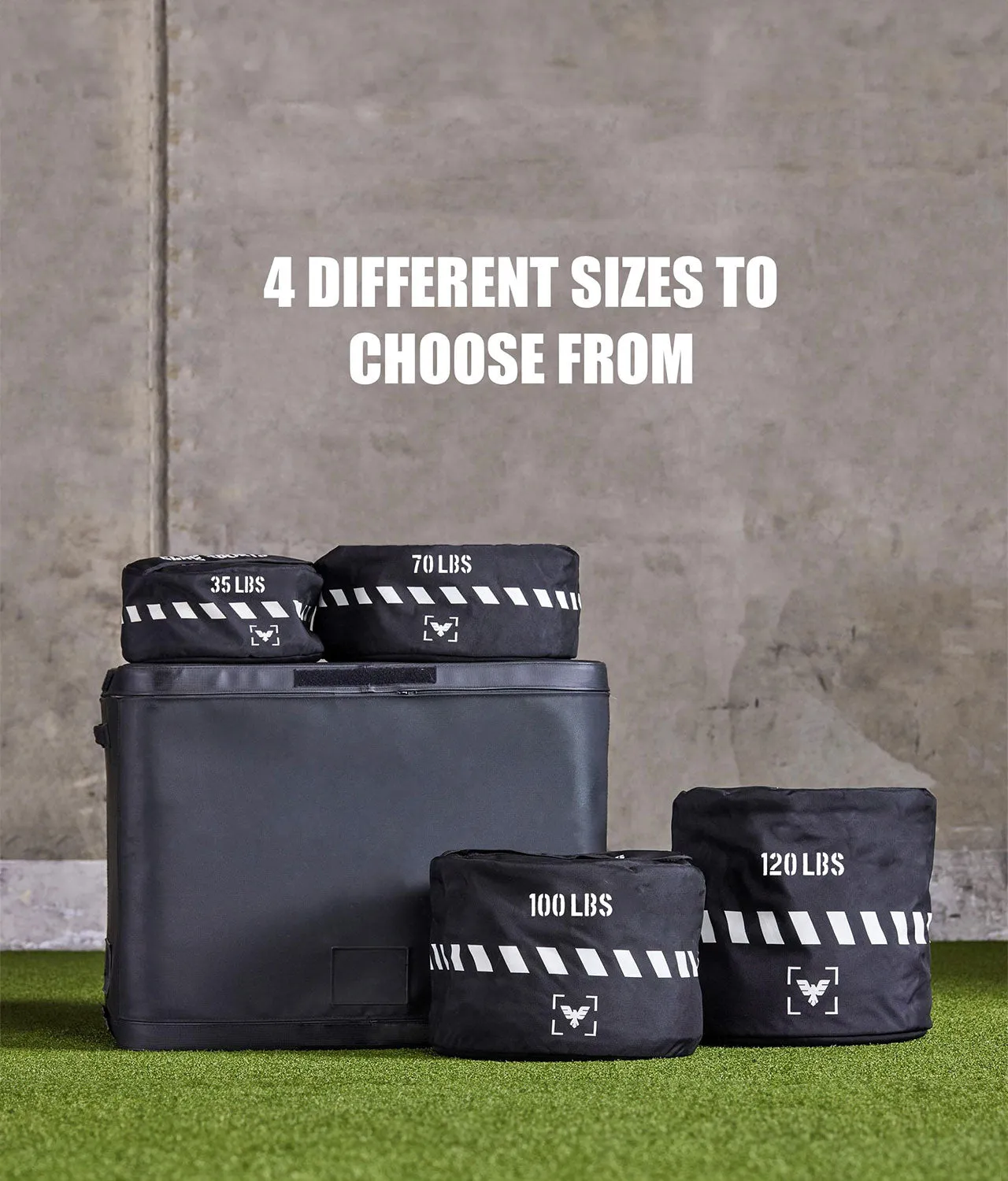 Core Black Round Sand Bag 70 lbs
