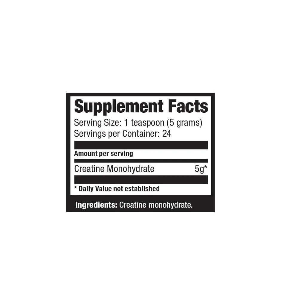 Creatine Monohydrate, 120g