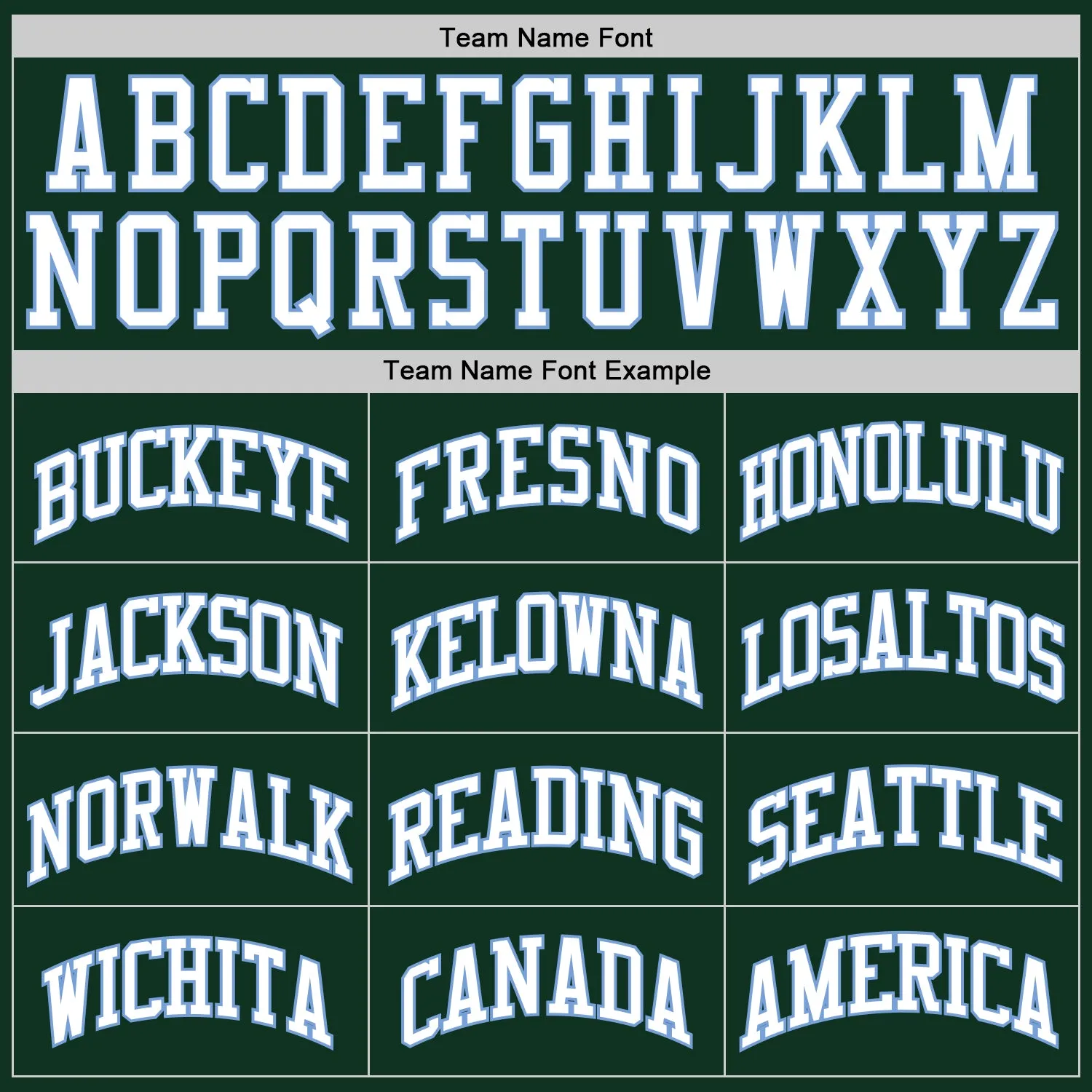 Custom Hunter Green White-Light Blue Authentic Throwback Basketball Jersey