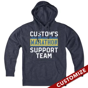 Custom Name's Marathon Support Team Hoodie