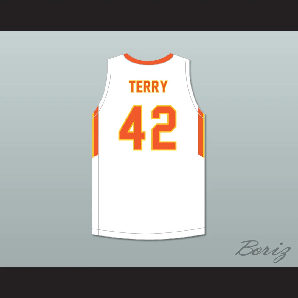 Dalen Terry 4 Corona del Sol High School Aztecs White Basketball Jersey 2