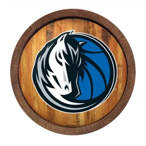 Dallas Mavericks: "Faux" Barrel Top Sign