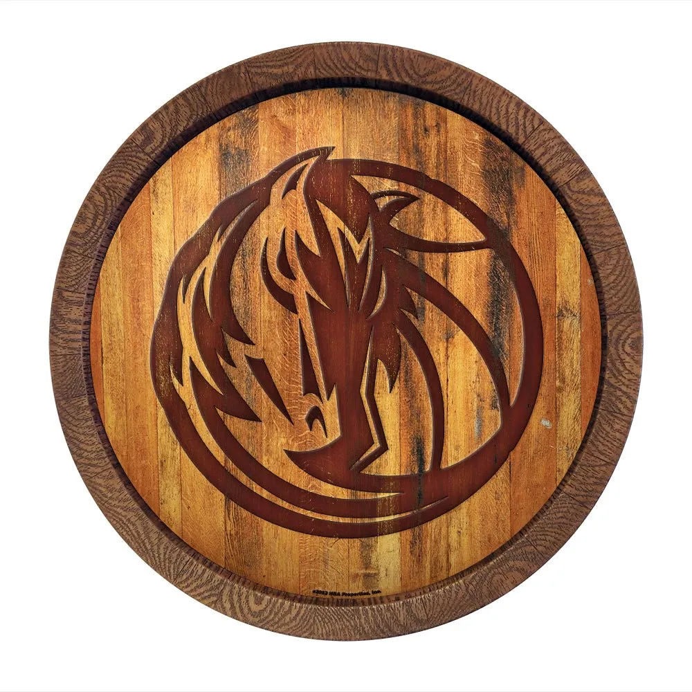 Dallas Mavericks: "Faux" Barrel Top Sign