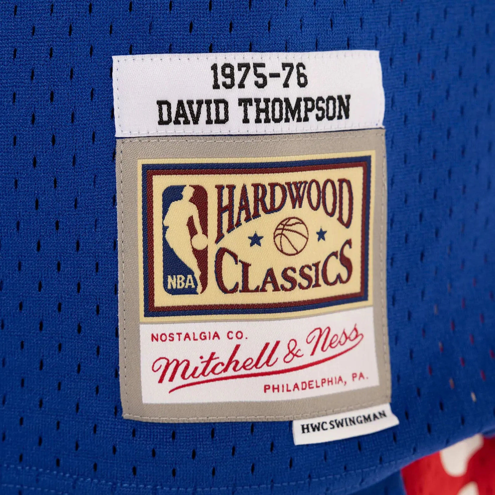 David Thompson Denver Nuggets 75-76 HWC Swingman Jersey - Royal Blue