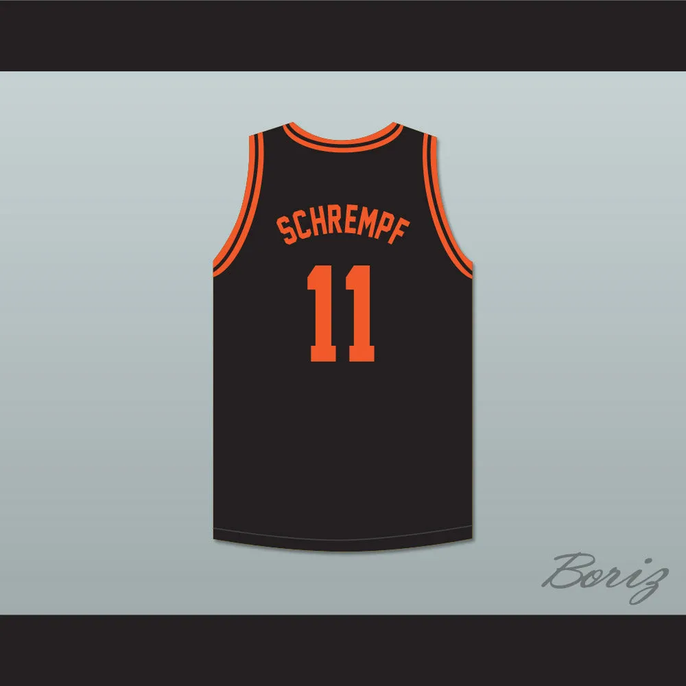 Detlef Schrempf 11 Centralia High School Tigers Black Basketball Jersey 2