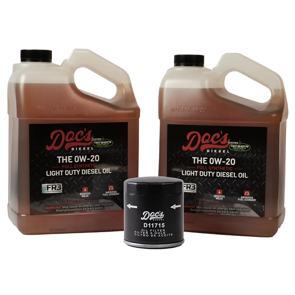 Doc's Chevrolet/GMC 3.0L Duramax 0W-20 Full Synthetic Oil Change Kit 2020-2025