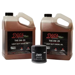 Doc's Chevrolet/GMC 3.0L Duramax 0W-20 Full Synthetic Oil Change Kit 2020-2025