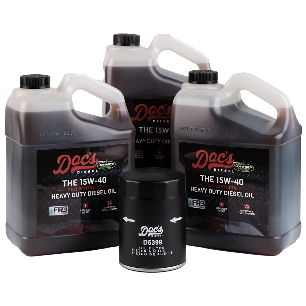 Doc's Chevrolet/GMC 6.6L Duramax 15W-40 Full Synthetic Oil Change Kit 2001-2019