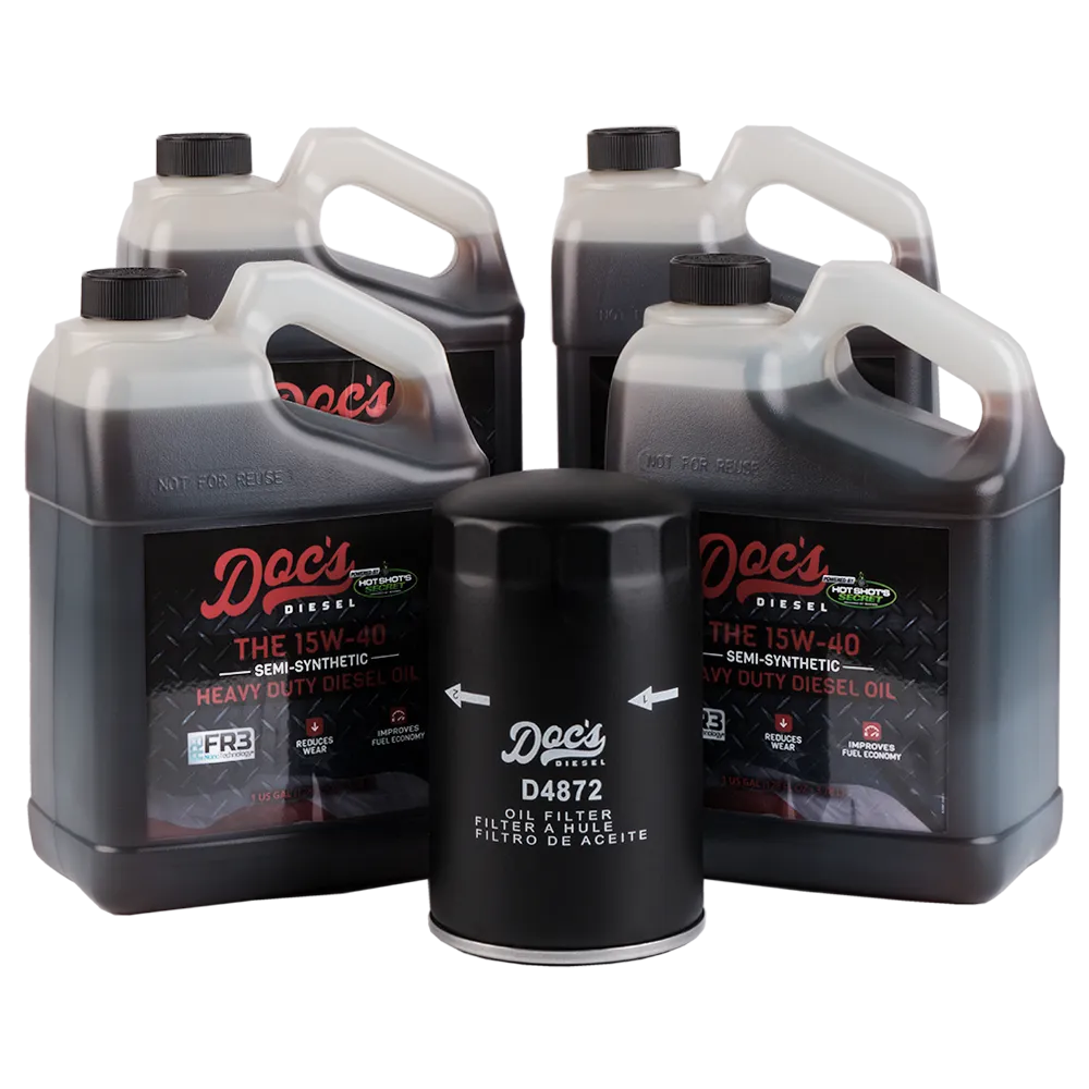 Doc's Ford 7.3L Powerstroke 15W-40 SEMI Synthetic Oil Change Kit 1994-2003