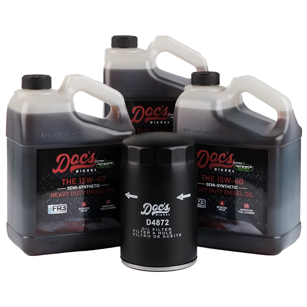 Doc's Ford 7.3L Powerstroke 15W-40 SEMI Synthetic Oil Change Kit 1994-2003