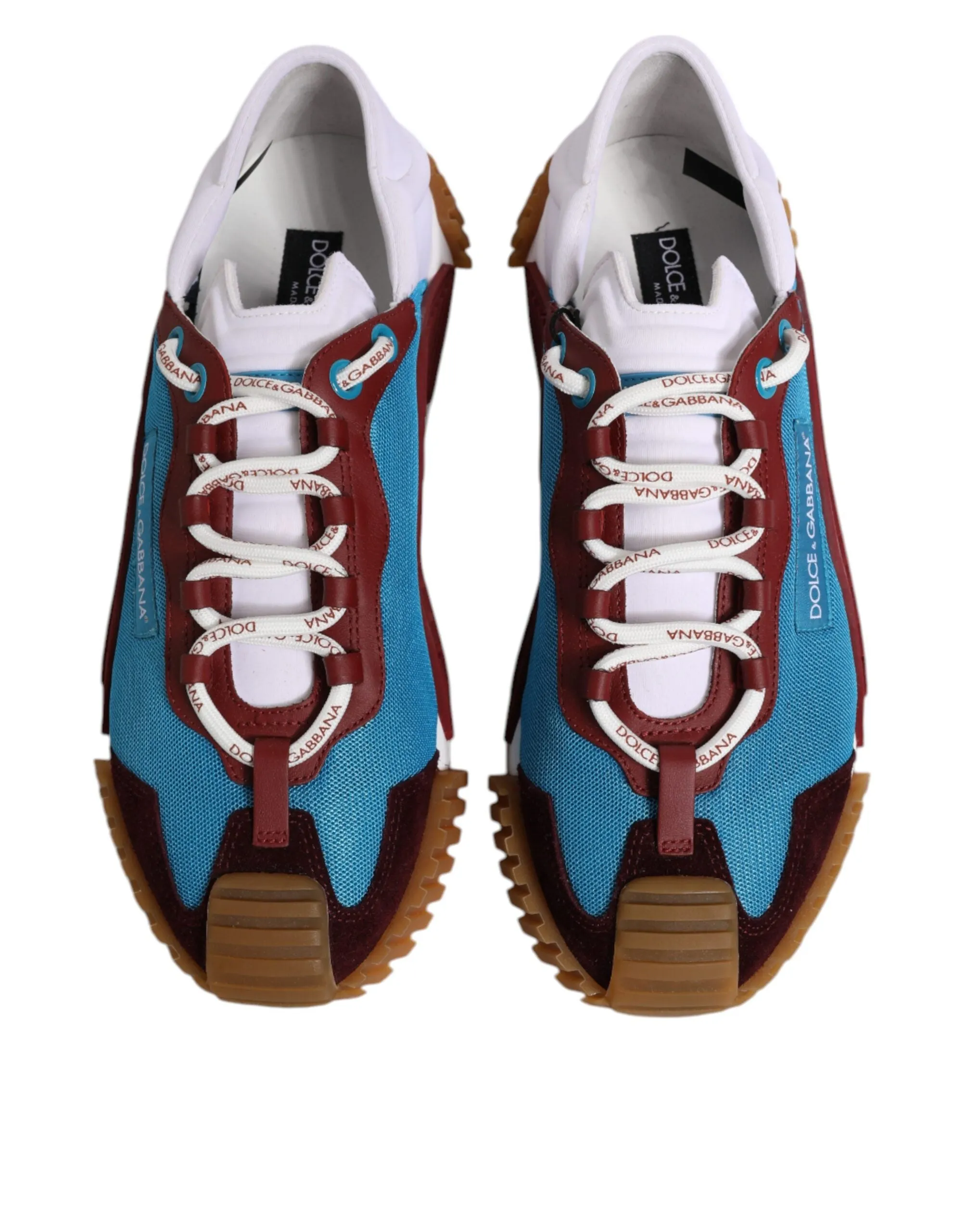 Dolce&Gabbana NS1 Men Multicolor Sneakers Nylon Stretch Low Top Trainer Shoes