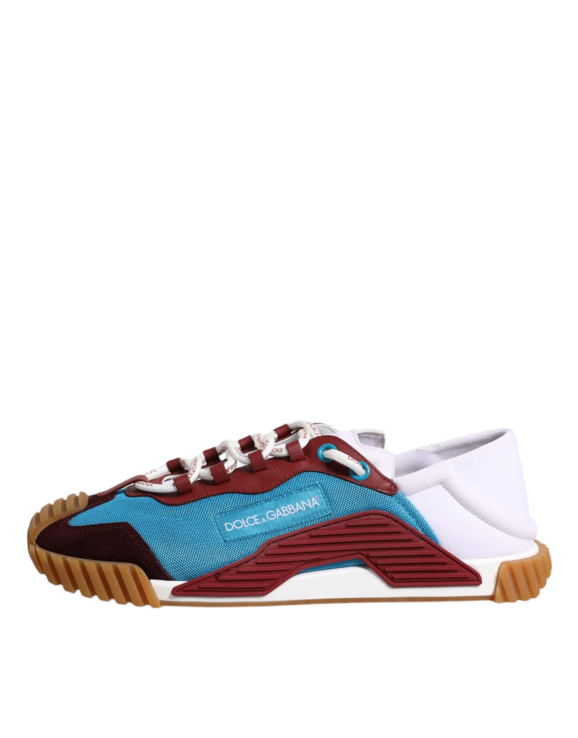 Dolce&Gabbana NS1 Men Multicolor Sneakers Nylon Stretch Low Top Trainer Shoes