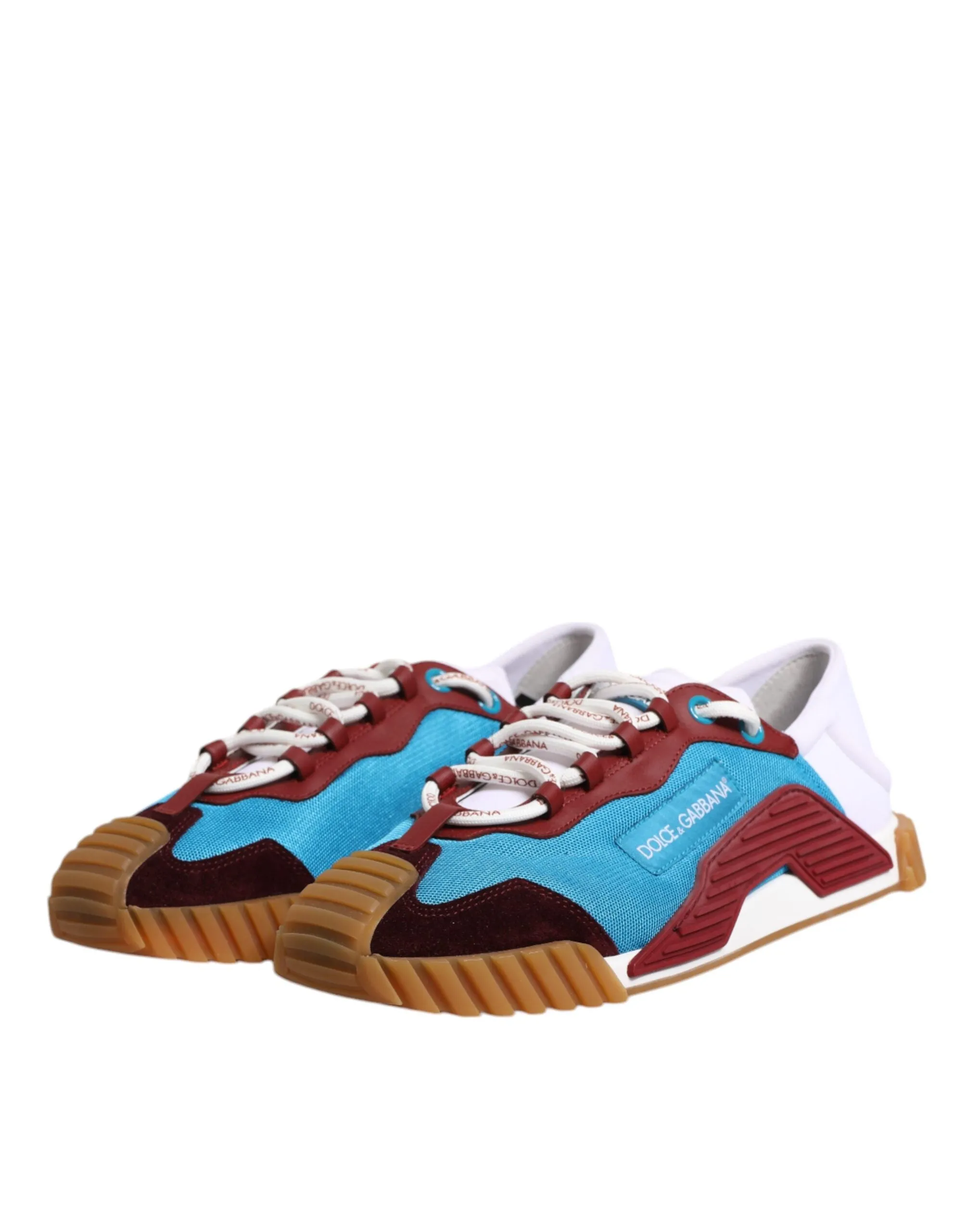 Dolce&Gabbana NS1 Men Multicolor Sneakers Nylon Stretch Low Top Trainer Shoes