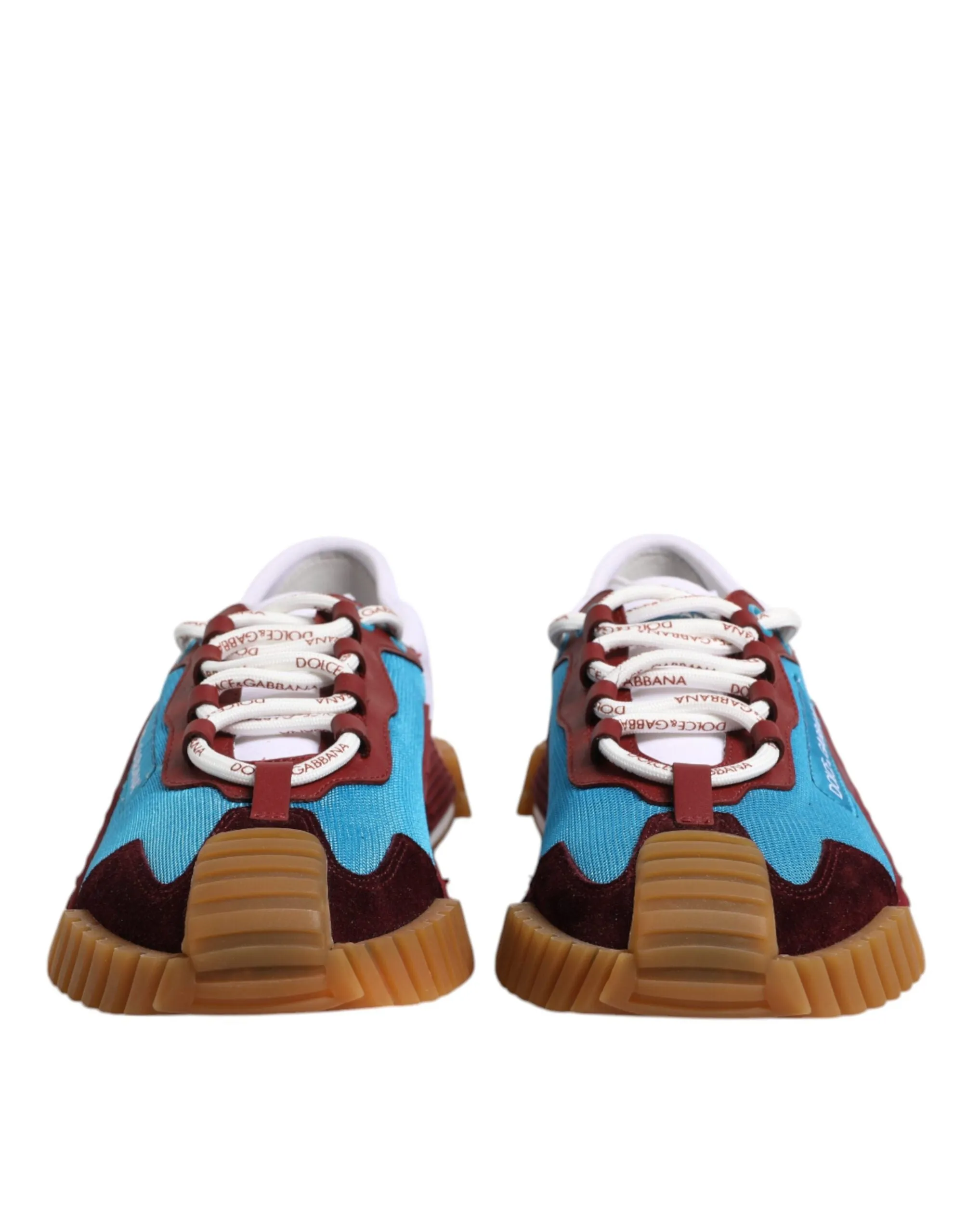 Dolce&Gabbana NS1 Men Multicolor Sneakers Nylon Stretch Low Top Trainer Shoes