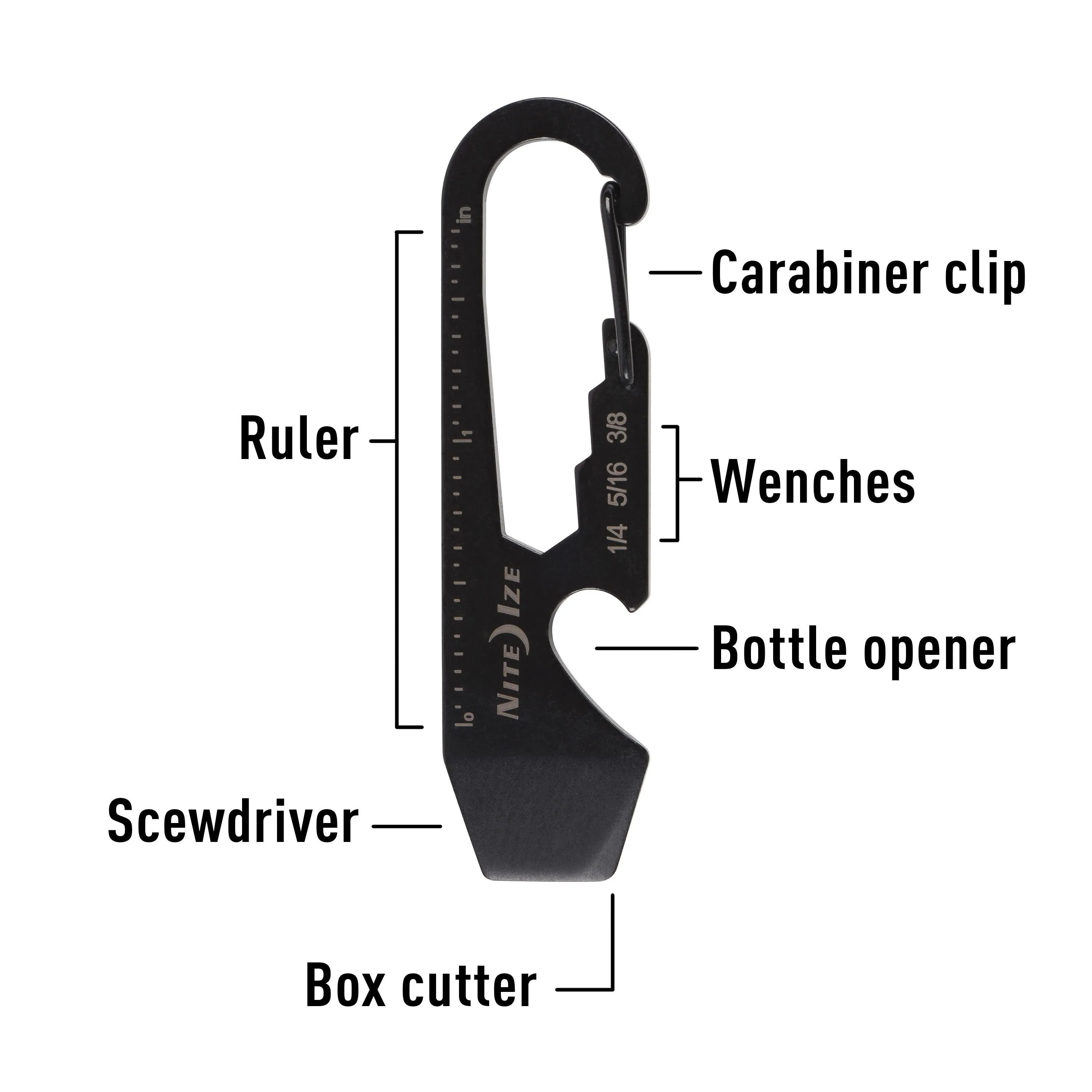 DOOHICKEY KEY TOOL, black