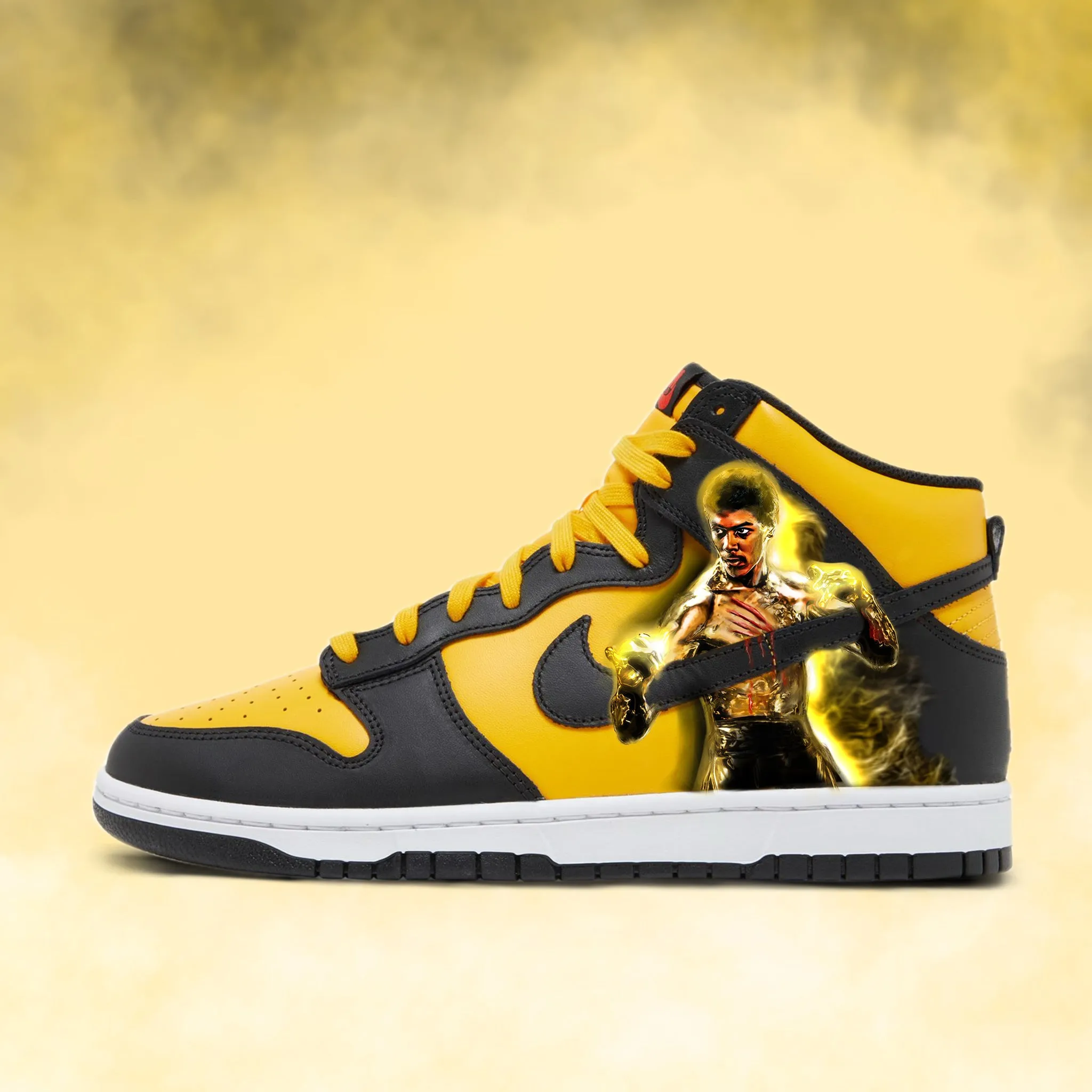 Dragon Master Nike Dunk High: Bruce Leroy Edition