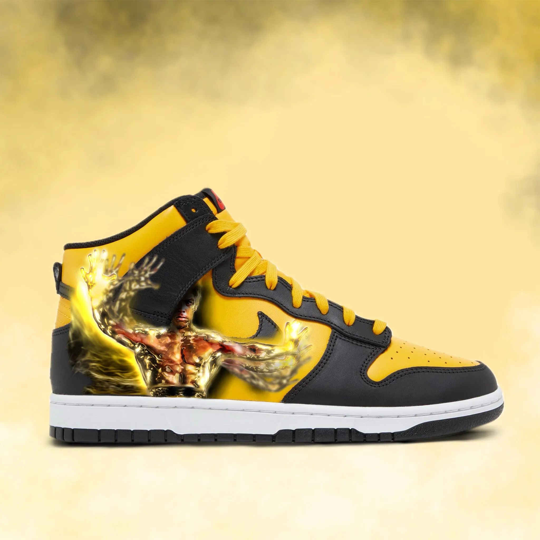 Dragon Master Nike Dunk High: Bruce Leroy Edition