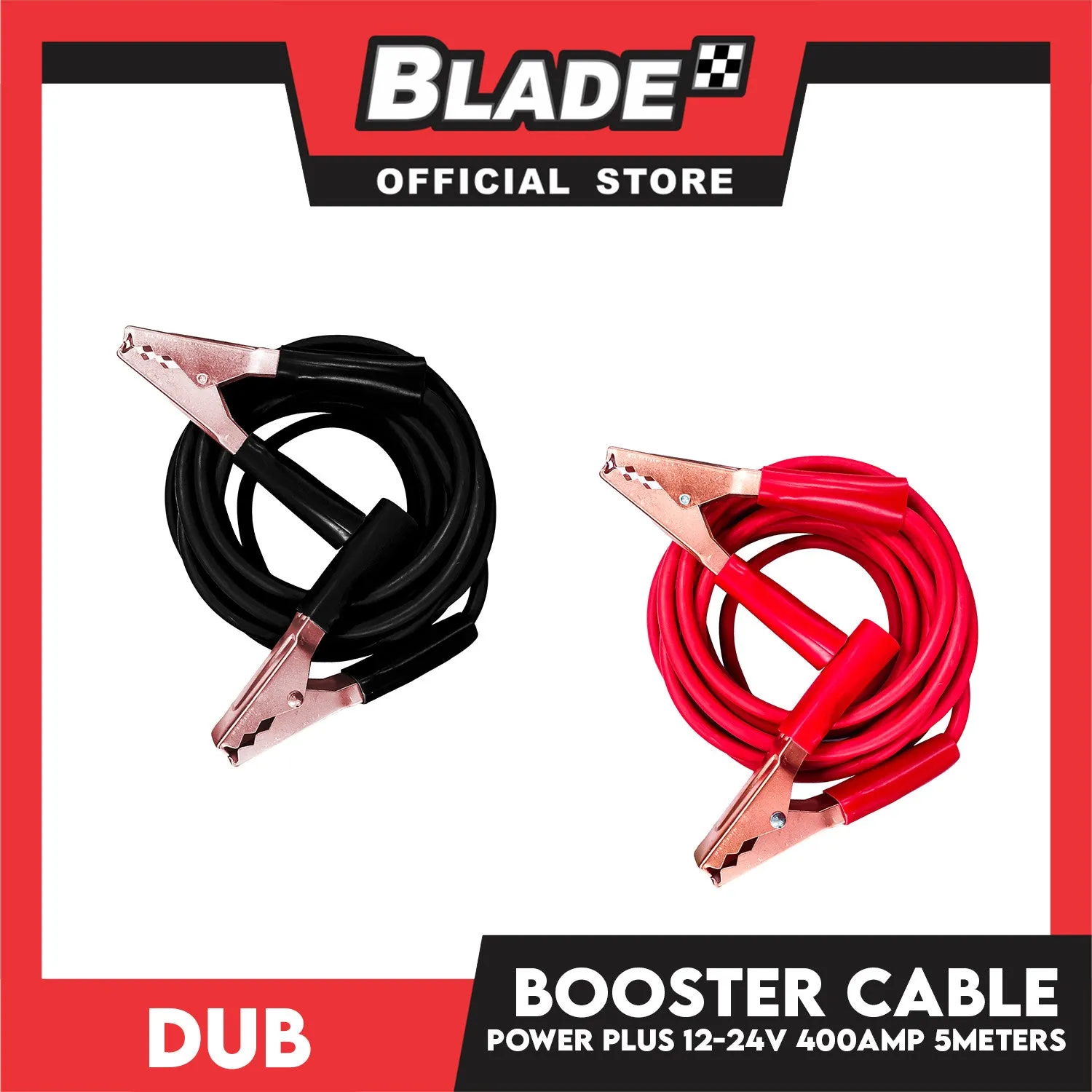 Dub Booster Cables 400amp 5meters 12-24V Heavy Duty