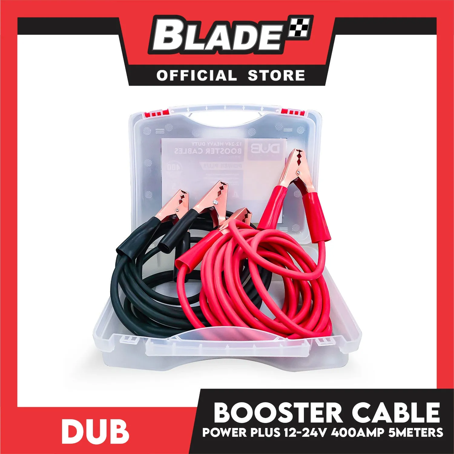 Dub Booster Cables 400amp 5meters 12-24V Heavy Duty