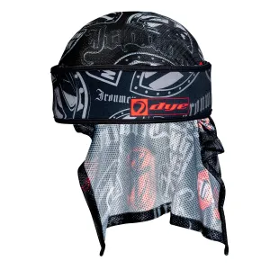 Dye X Halo Paintball Head Wrap - IM Shields 40 Blach/Red