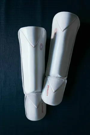 Dynasty Diamond Pro MMA Shin Guards (White / Red)