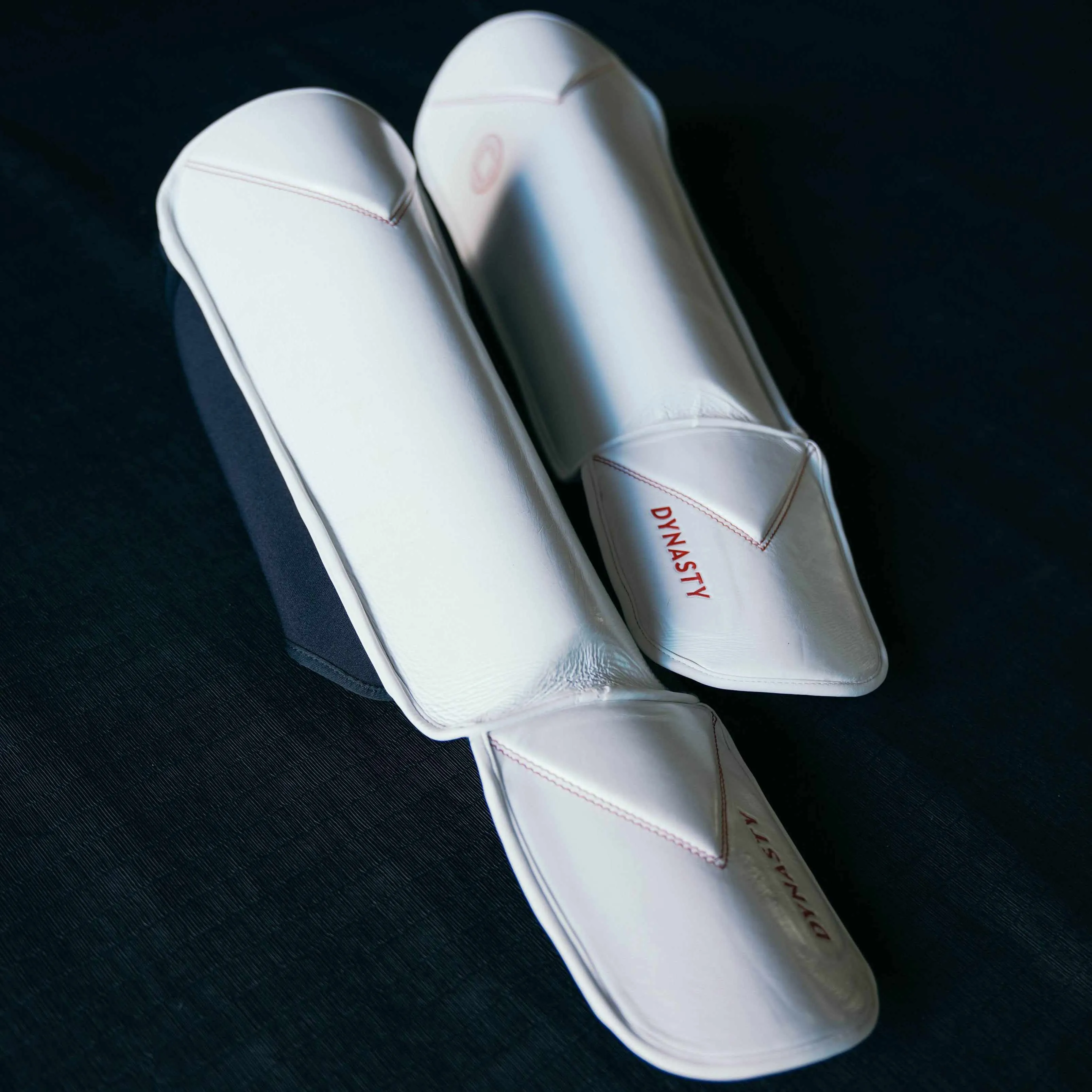 Dynasty Diamond Pro MMA Shin Guards (White / Red)