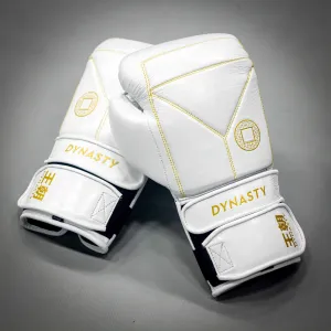 Dynasty Diamond Pro Training Gloves (White / Gold)