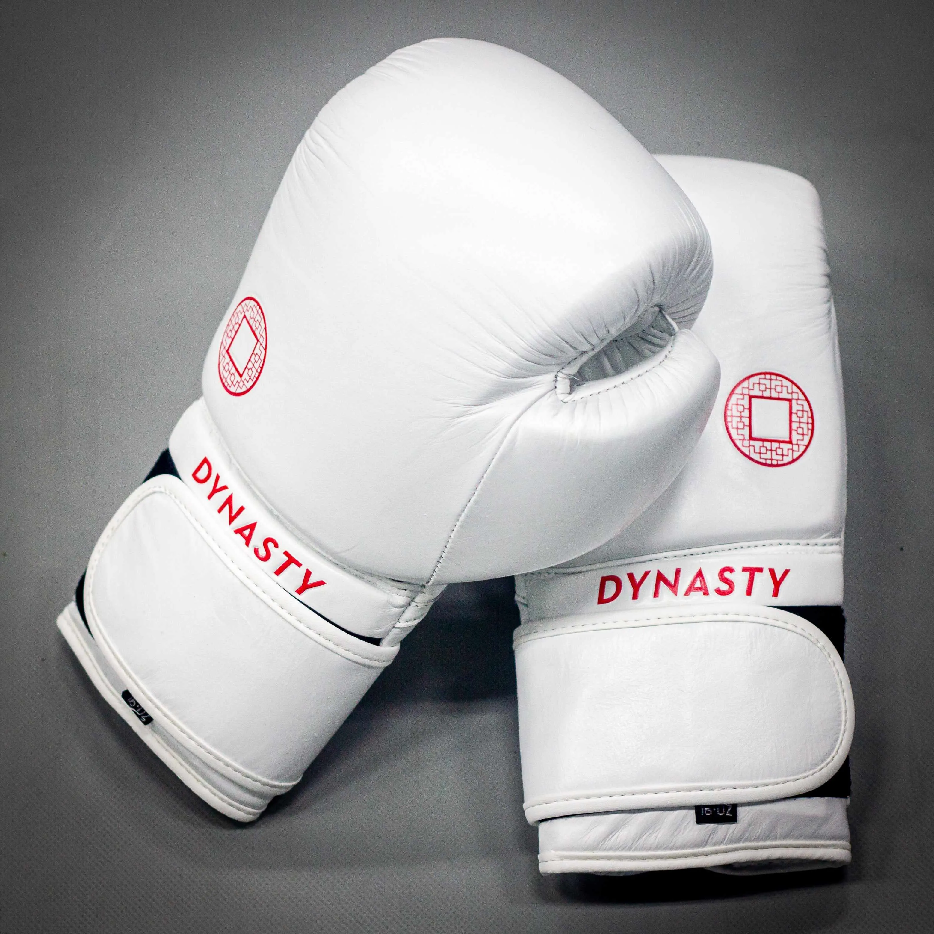 Dynasty Emperor 3 Boxing Gloves (White / Red)