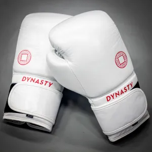 Dynasty Emperor 3 Boxing Gloves (White / Red)