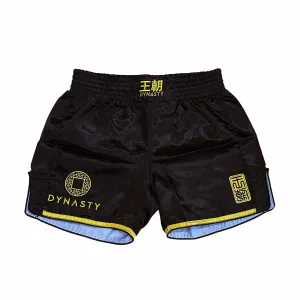 Dynasty Flagship Muay Thai / Sanda Fight Shorts V2 (Black)
