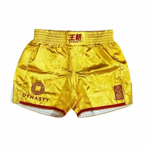 Dynasty Flagship Muay Thai / Sanda Fight Shorts V2 (Gold)