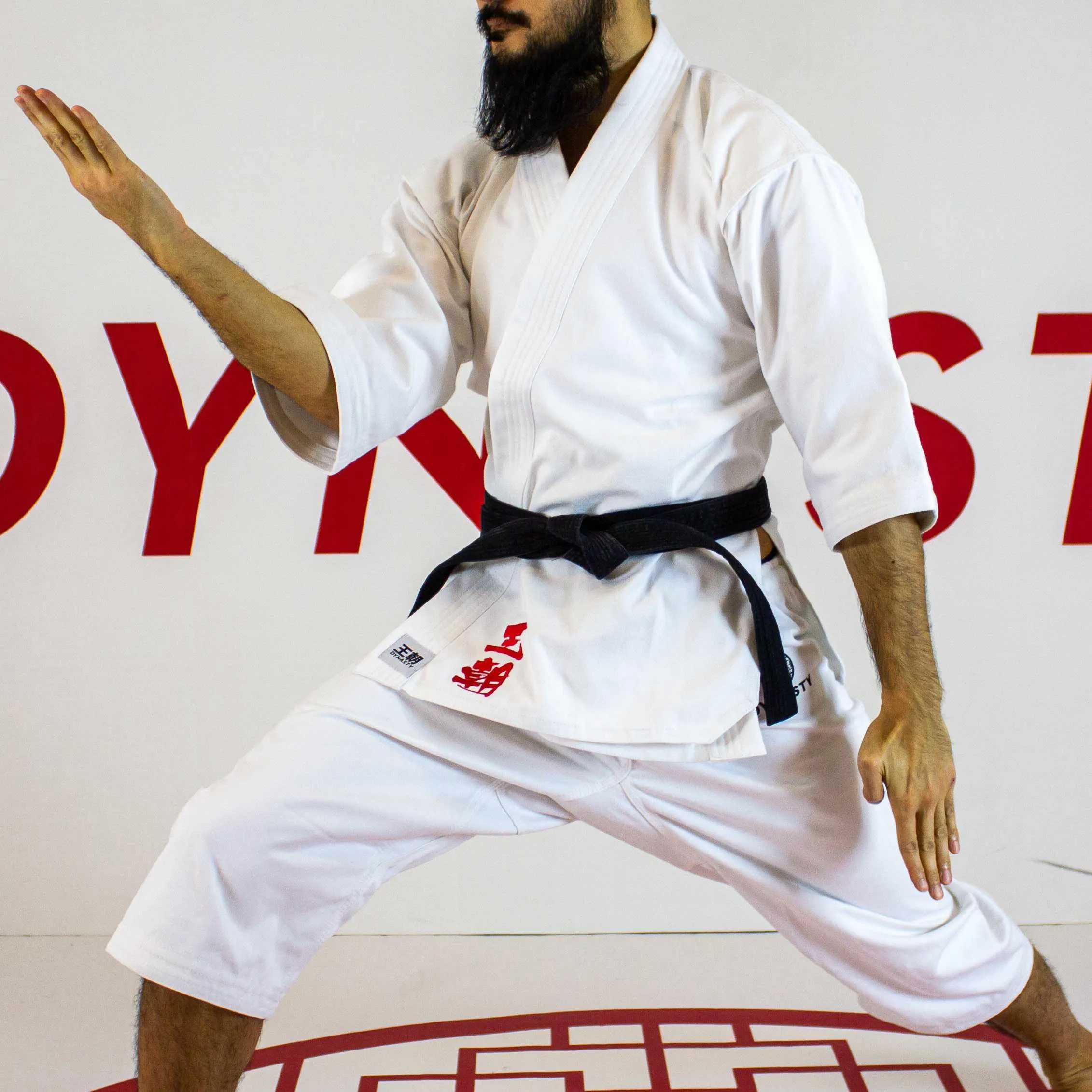 Dynasty Kuro Obi (KO #1) 14oz 3/4 Karate Gi