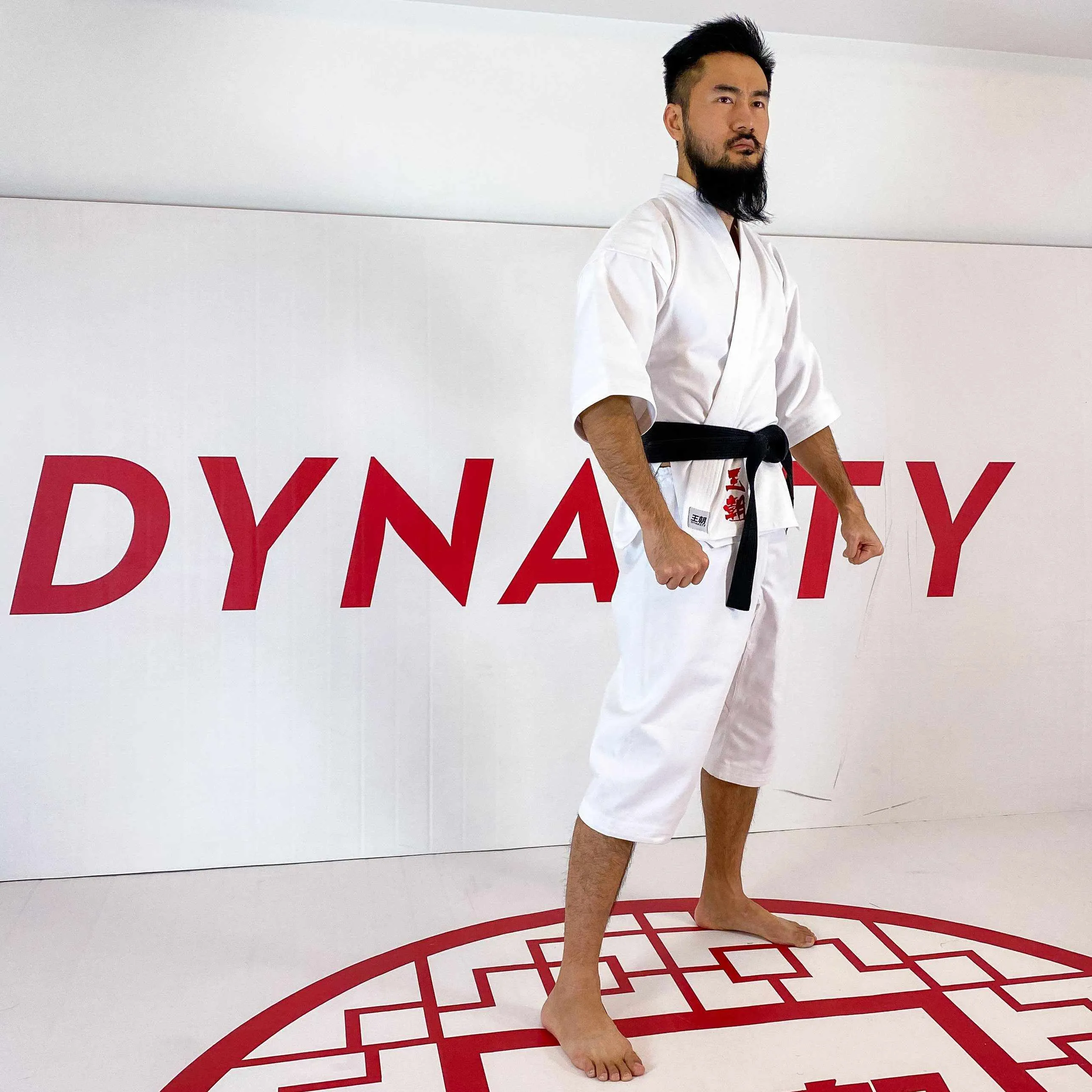 Dynasty Kuro Obi (KO #1) 14oz 3/4 Karate Gi