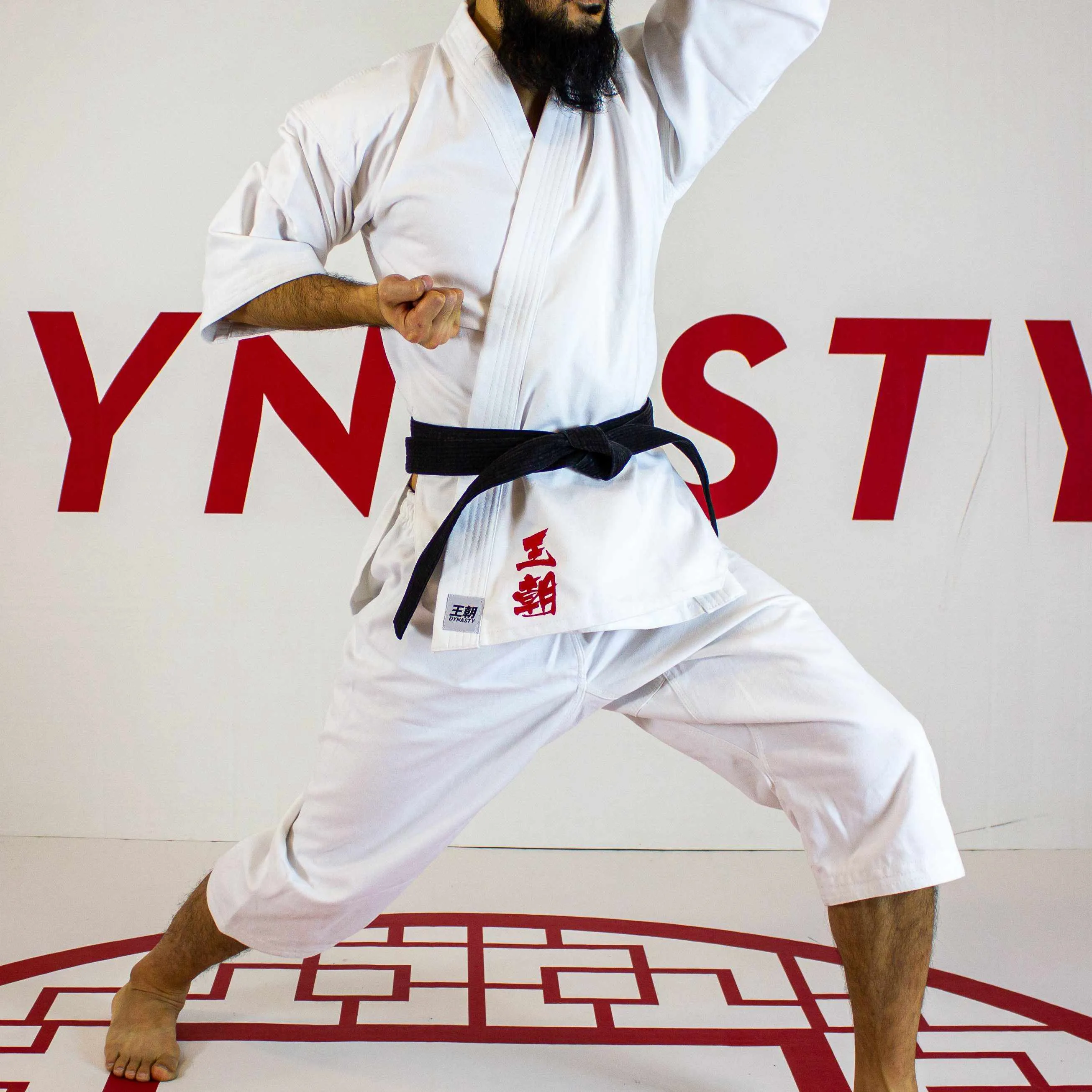 Dynasty Kuro Obi (KO #1) 14oz 3/4 Karate Gi